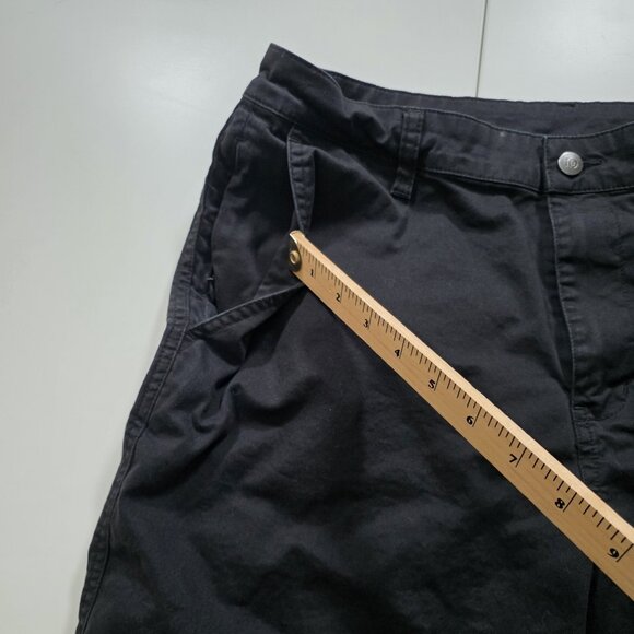 Tentree Shorts Mens 33 Black Organic Cotton Sustainable Comfort Hiking Stretch - Picture 10 of 16